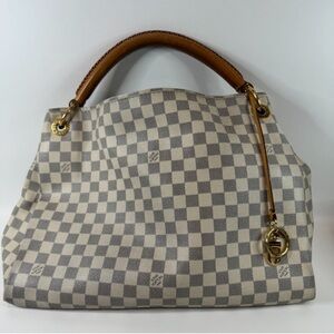 Louis Vuitton Damier Azur Artsy MM Tote Bag